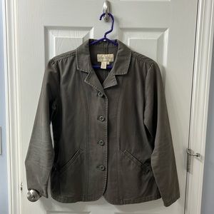 The Territory Ahead olive green cotton jacket